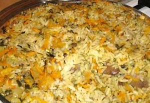 Рецепт приготовления куриной печени с рисом